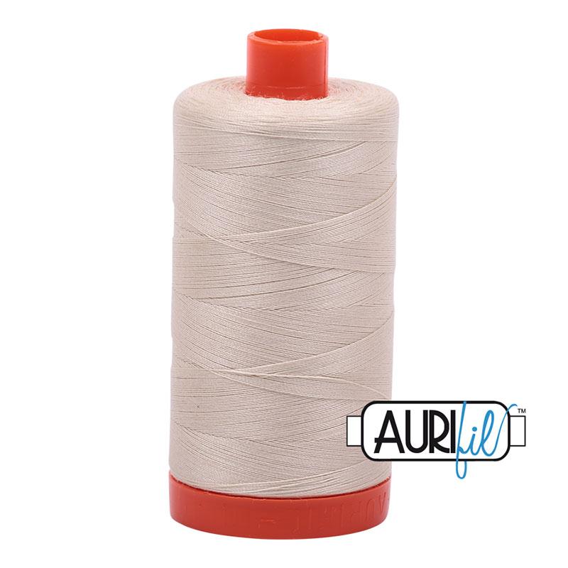 Aurifil Thread Mako 50 wt 2310 Tan