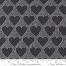 Black Hearts on BW Pin Dots
