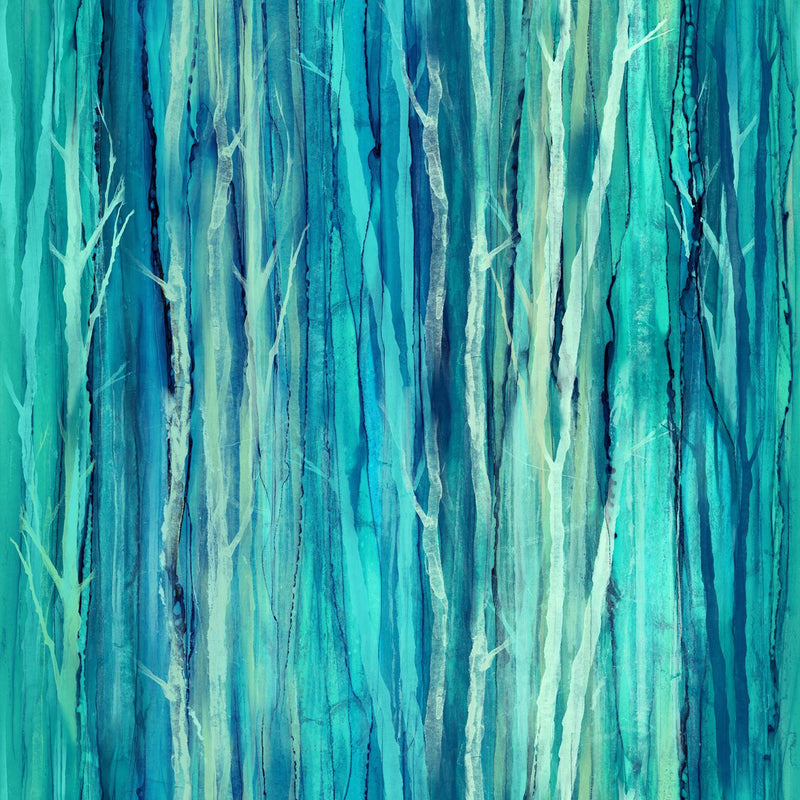 Blue Green Bark Texture, Tree Trunks