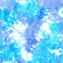 Bright Teal & Purple w White Mottled