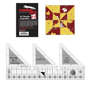 Creative Grids 45 degree Double Stip Ruler