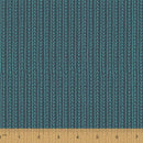 Dark Teal Bird Tracks in Rows