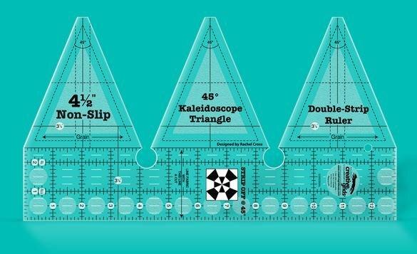 Double Strip KaleidoscopeCreative Grids 45 degree