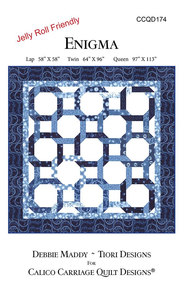 Enigma Quilt Pattern by Debbie Maddy / Tiori Designs
