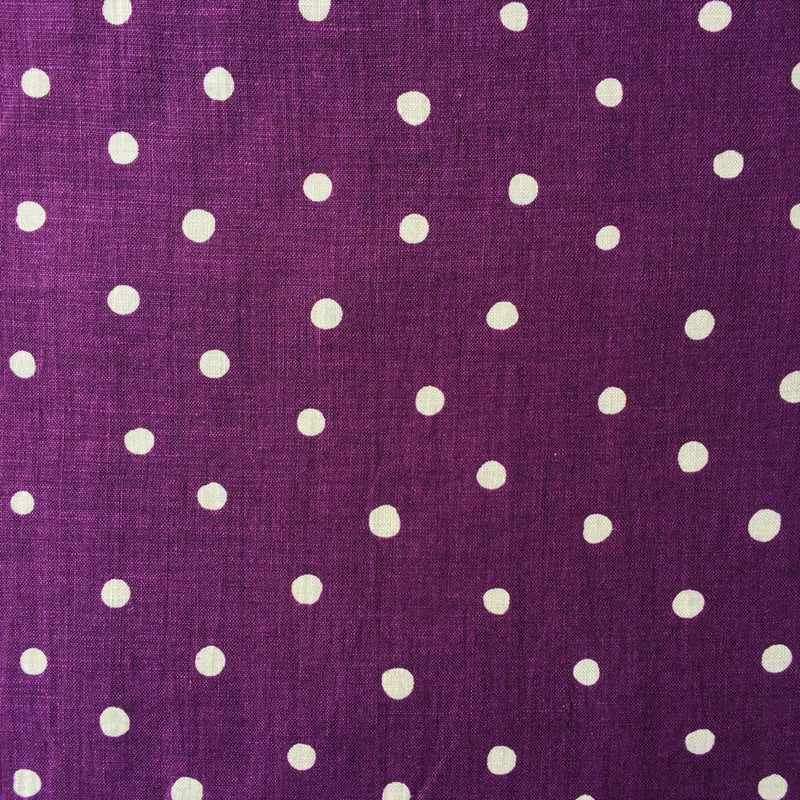 SALE: Dark Purple with Dots