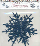 Silhouettes Snowflake Blue