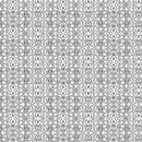 Trellis on Off White Pewter