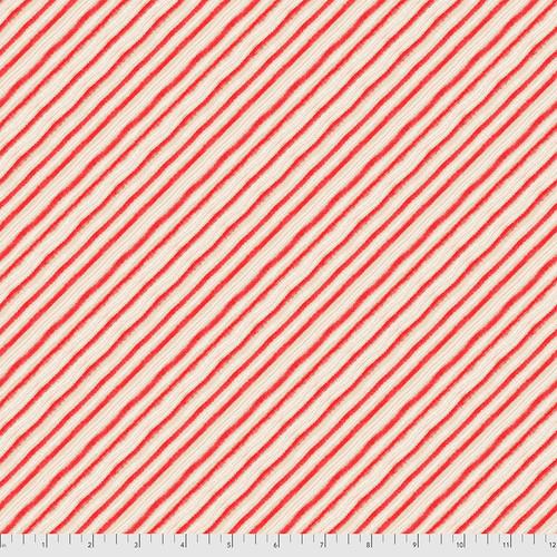 Orange & Cream Diagonal Stripe