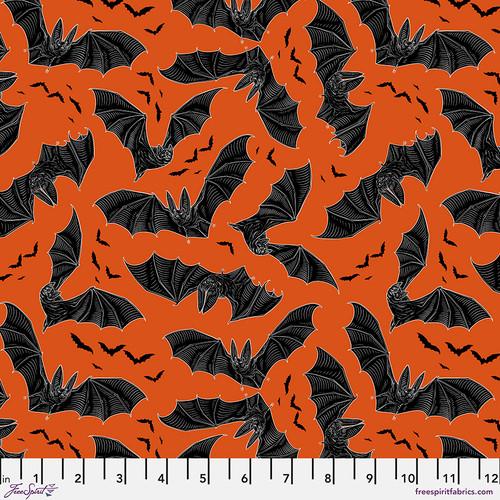 Black Bats on Real Orange