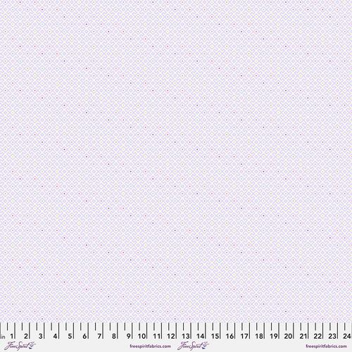 Lavender maze on white / dots