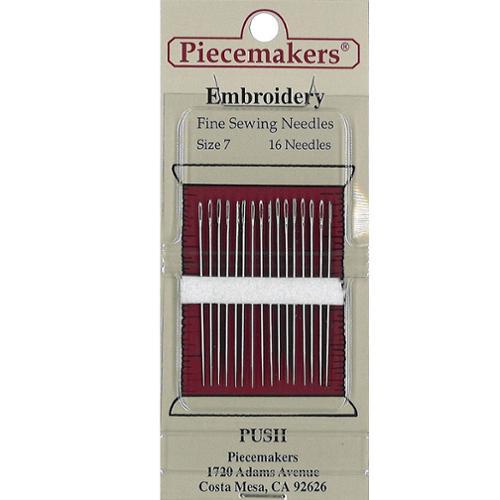 Piecemakers Embroidery Sz 7