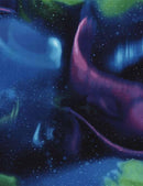 Northern Lights on Black