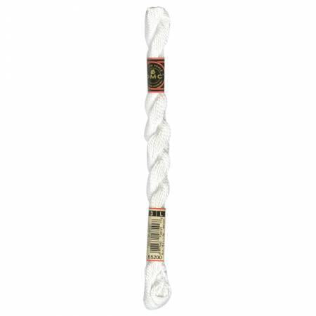 Perle Cotton DMC White Sz3