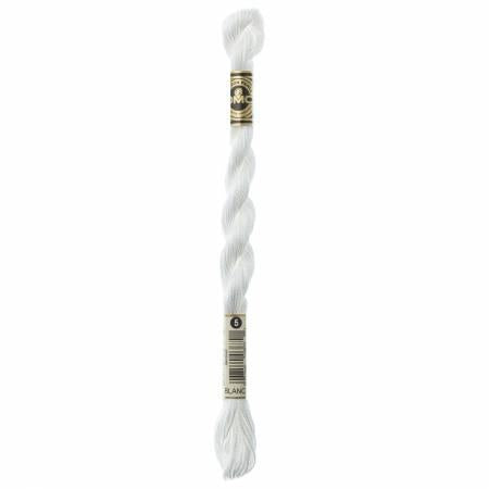 Perle Cotton DMC White Sz5