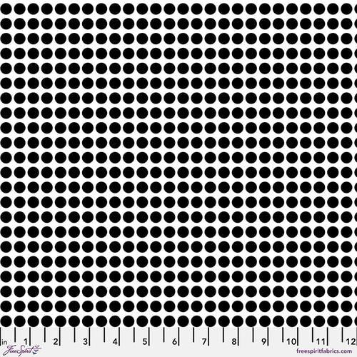 Black Dots on White Grid