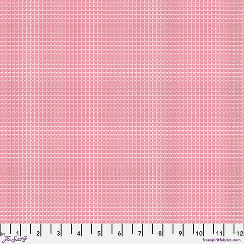 Pink w Mini Square Grid