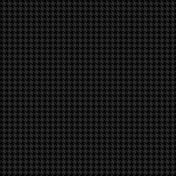 Flannel Black Sawtooth Check