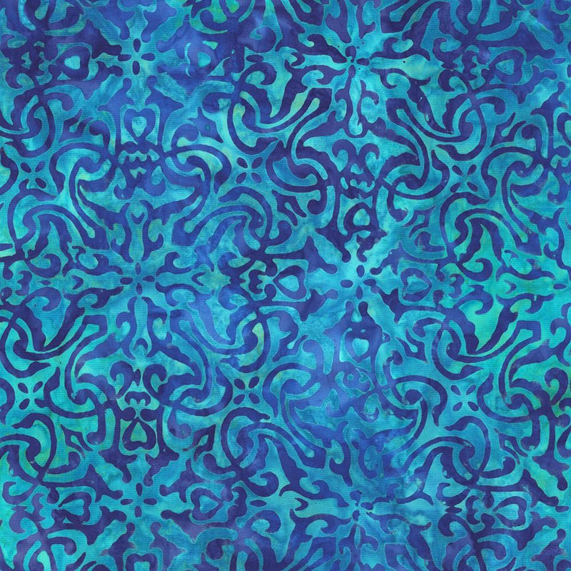 Iron Grate on Blue Green a hint of purple