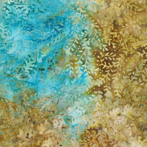 Olive w Teal Grotto Branches