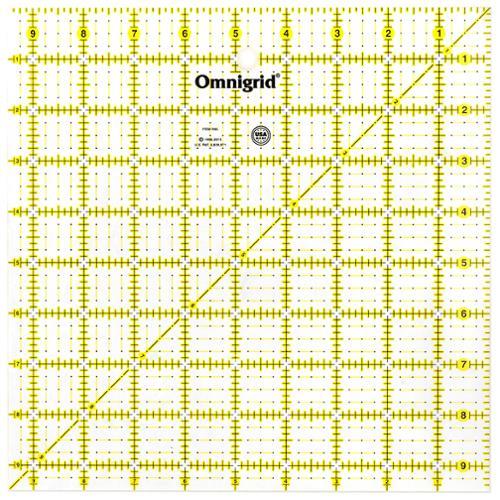 Omnigrid Ruler 9 1/2" Square