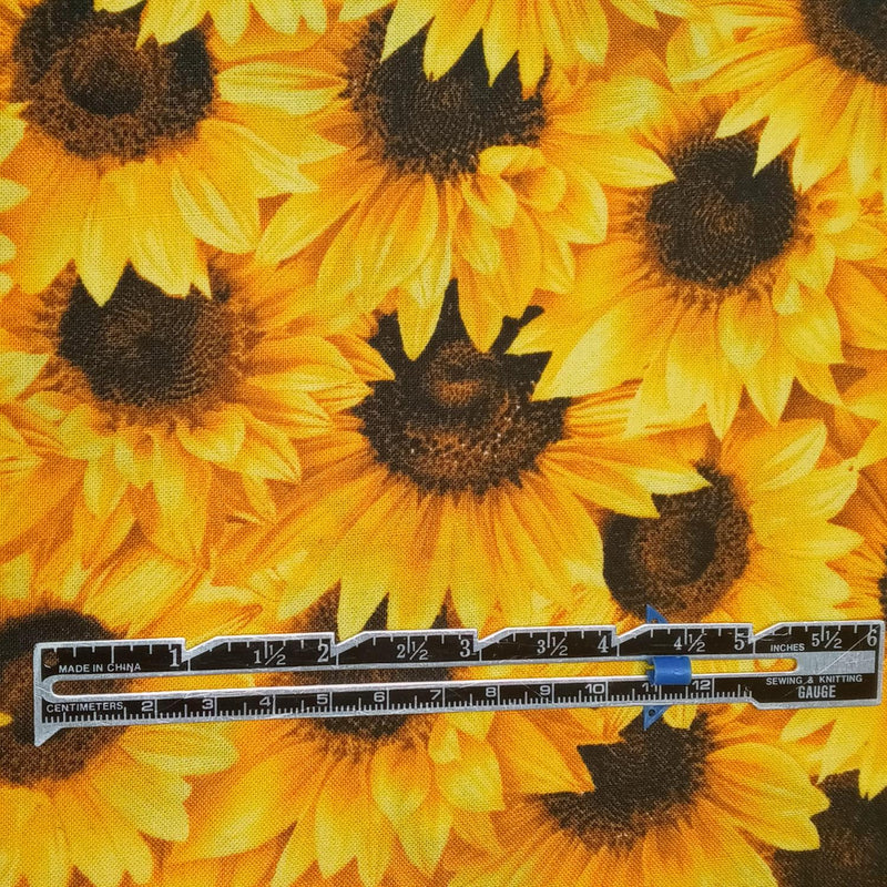 Packed Yellow Sunflowers