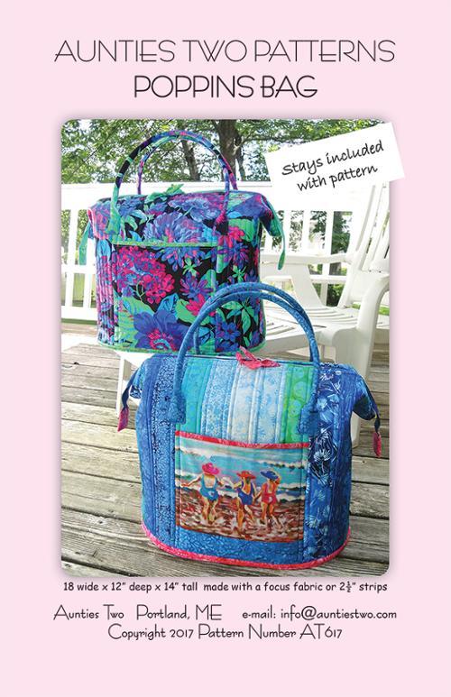 Poppins Bag Pattern & Includes Stays
