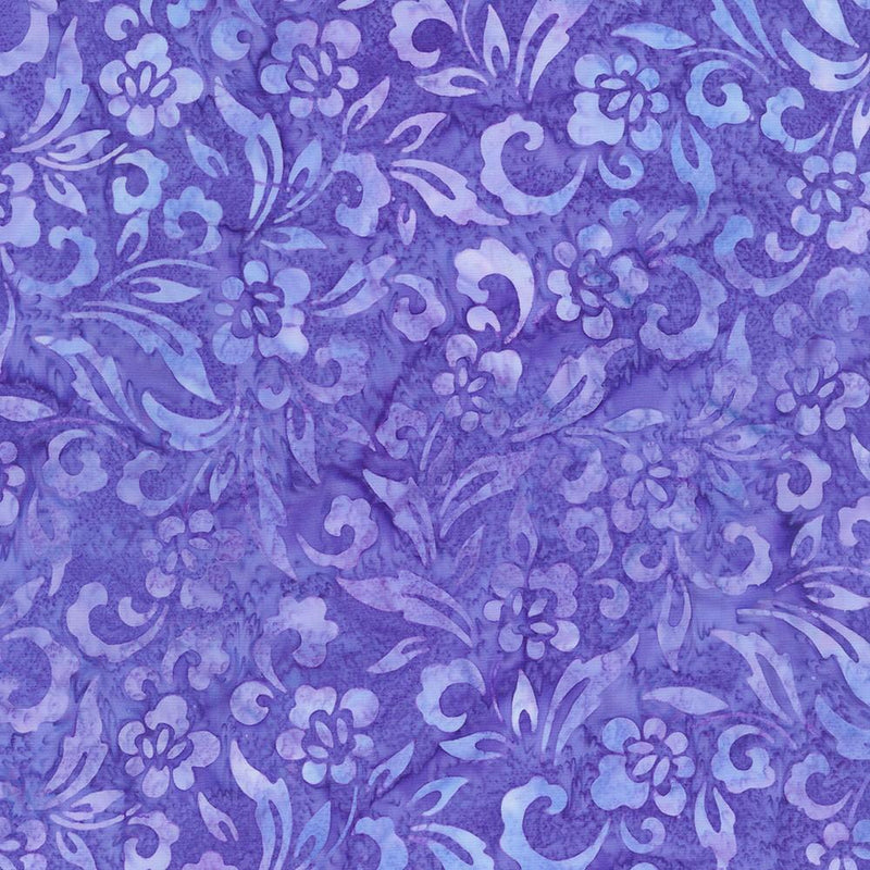 Purple w Purple Flowers, Lavendar