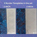 Quilting Templates, Set L Borders Quilt as you go Blocks