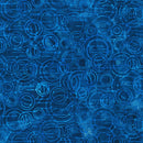 Royal Blue w Lined Circles Bubble Blues