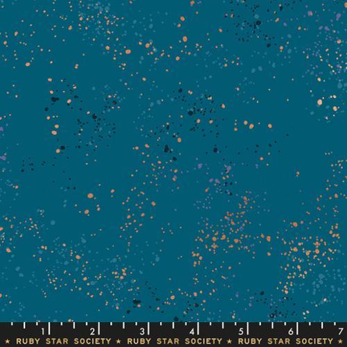 Speckled Metallic Teal Ruby Star Society