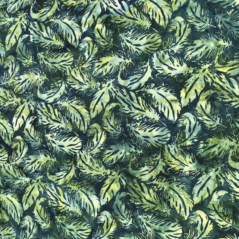 Green Feather Batik