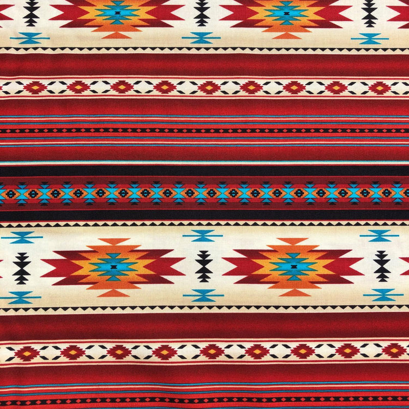 Tucson Terracotta SW Blanket Stripe