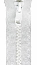 Vislon Fastrak Zipper 30" White