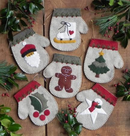 Warm Hands Kits Beige background Ornaments
