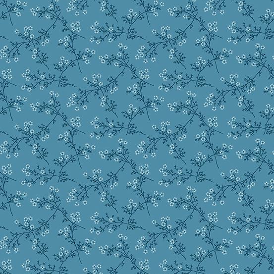Westminster Blue w Mini Flowers