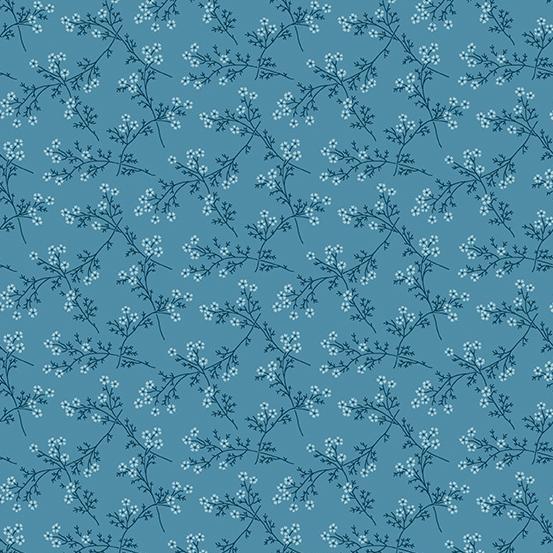 Westminster Blue w Mini Flowers