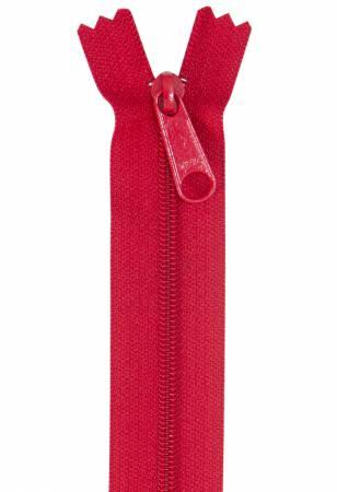 Zipper Handbag 30" Hot Red