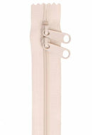 Zipper Handbag 40" Ivory